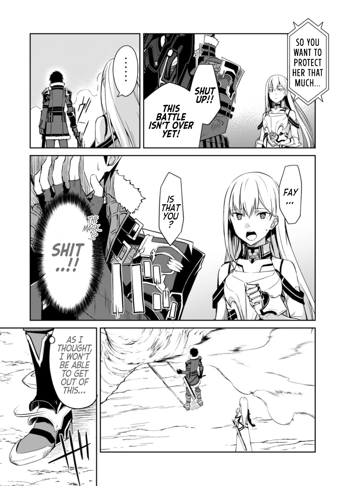 Halaman dari Boushoku no Berserk ~Ore dake Level to Iu Gainen wo Toppa suru~ Chapter 28