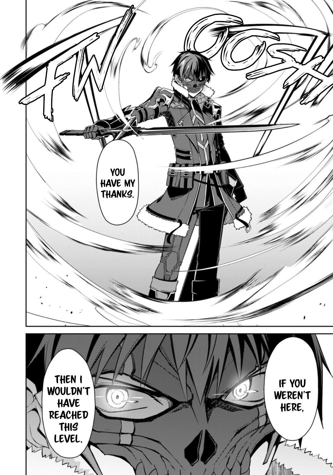 Halaman dari Boushoku no Berserk ~Ore dake Level to Iu Gainen wo Toppa suru~ Chapter 28