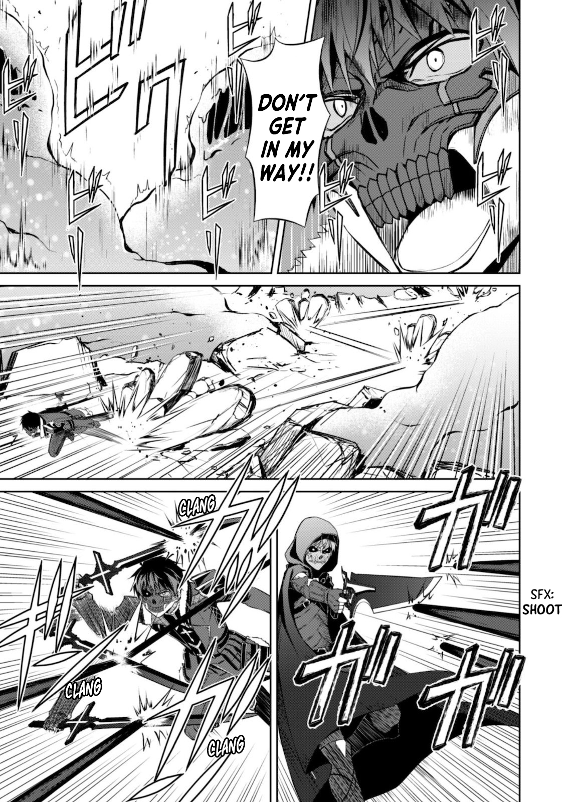 Halaman dari Boushoku no Berserk ~Ore dake Level to Iu Gainen wo Toppa suru~ Chapter 28