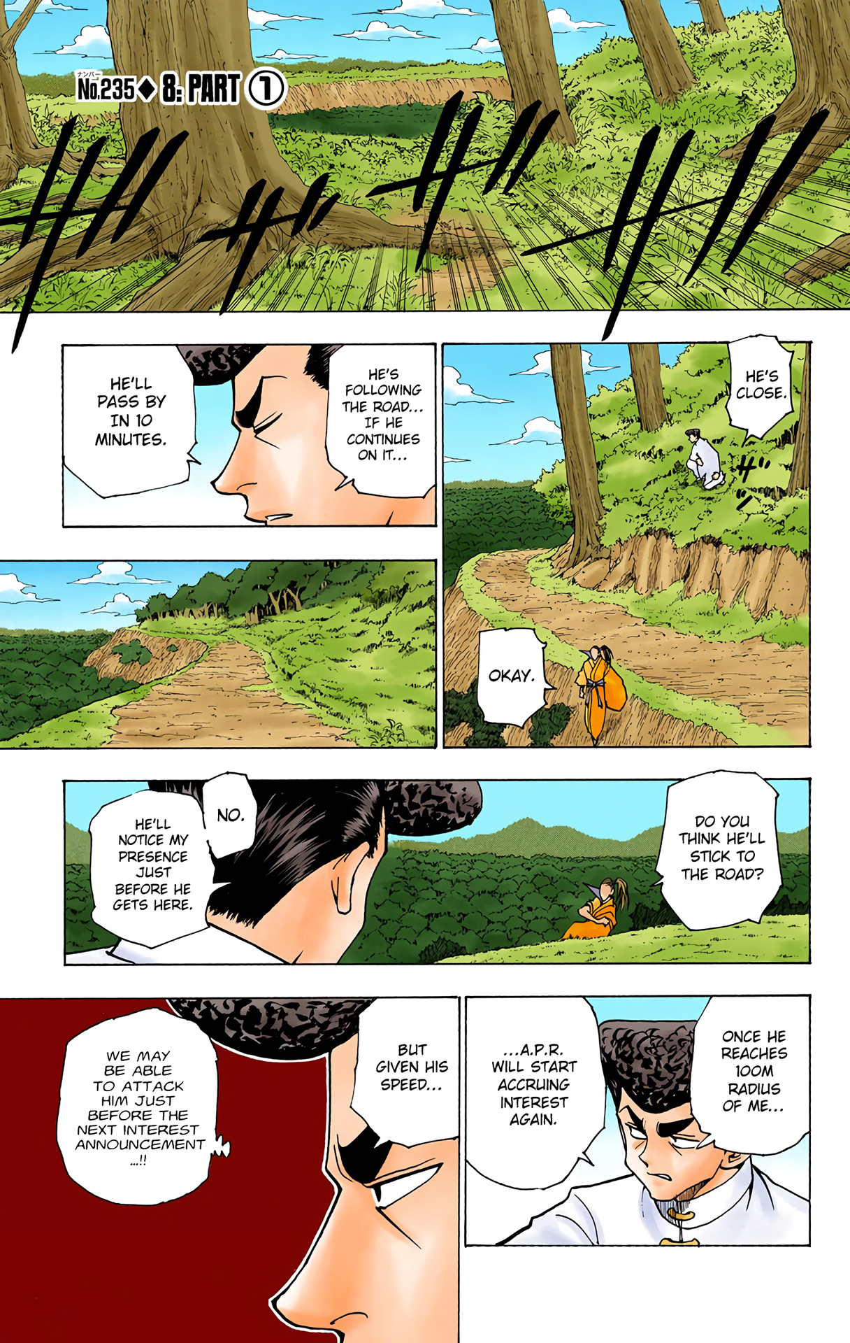Halaman dari HUNTER x HUNTER (Official Colored) Chapter 235