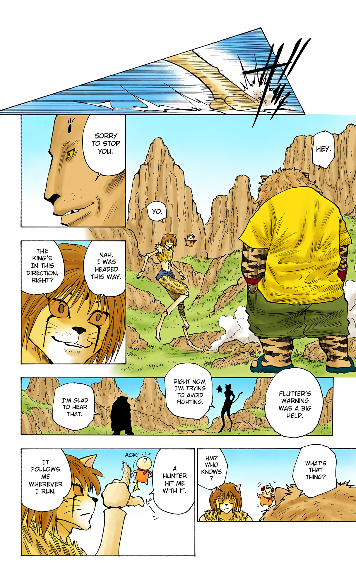 Halaman dari HUNTER x HUNTER (Official Colored) Chapter 235
