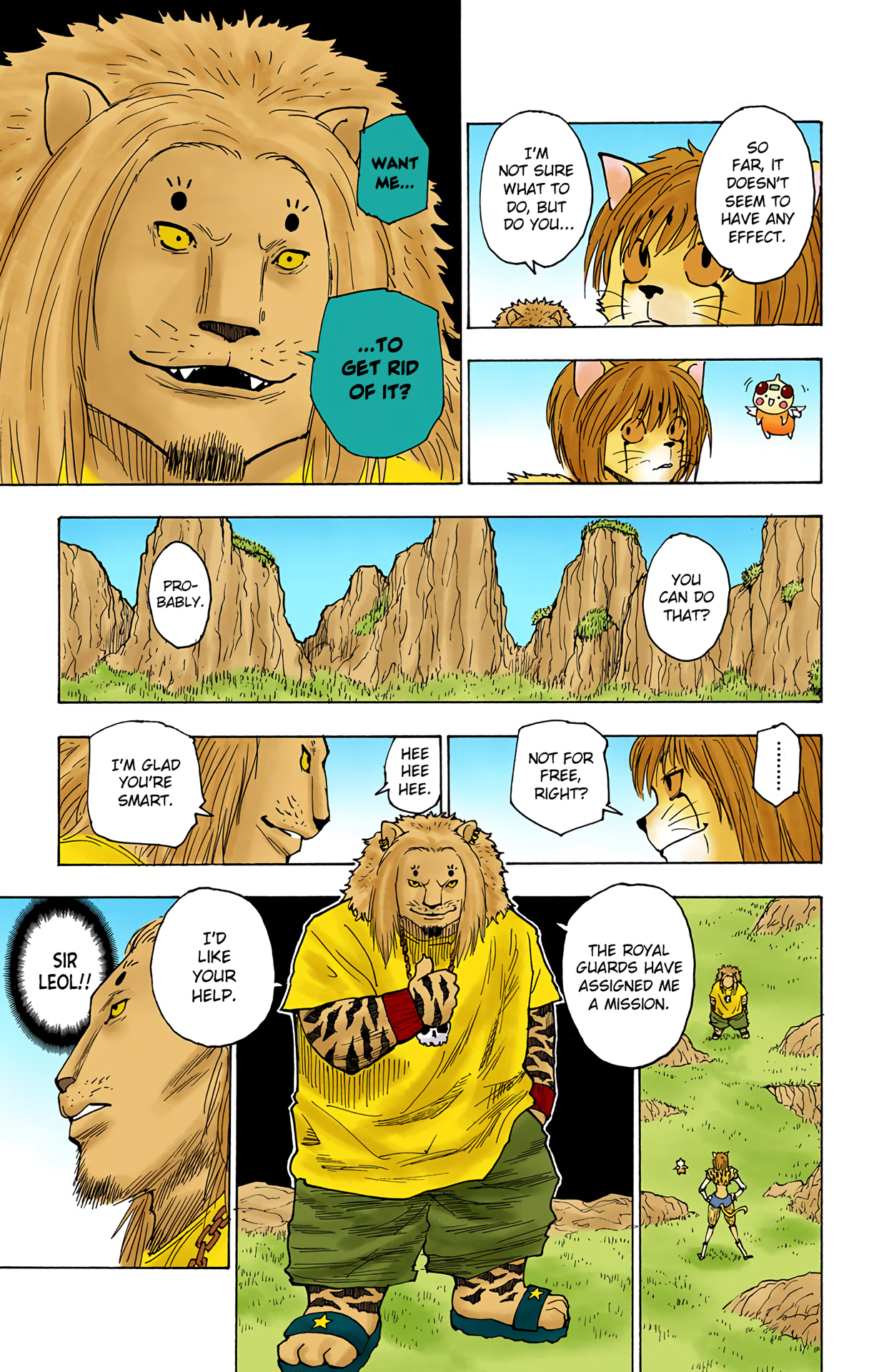 Halaman dari HUNTER x HUNTER (Official Colored) Chapter 235