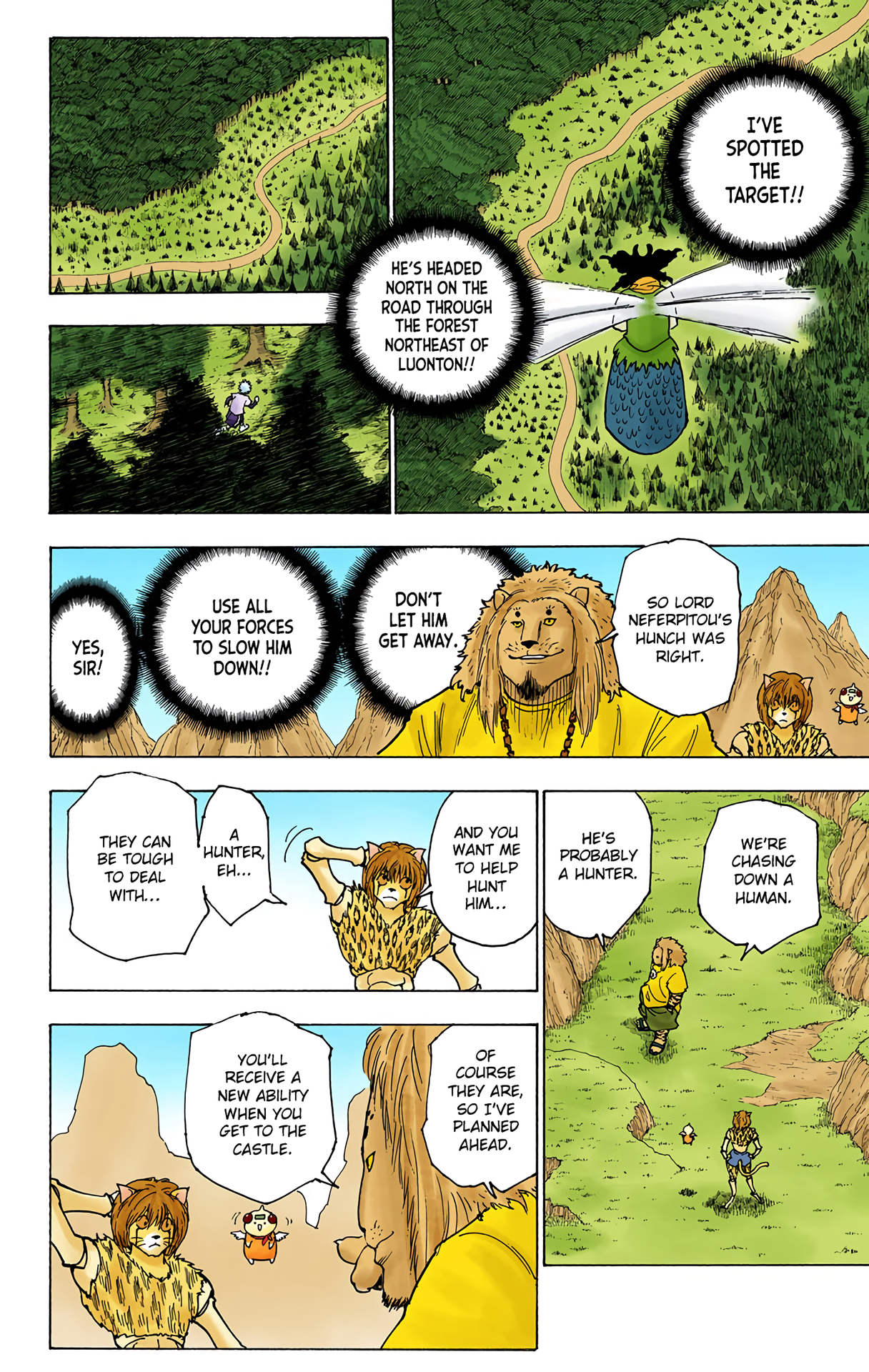 Halaman dari HUNTER x HUNTER (Official Colored) Chapter 235