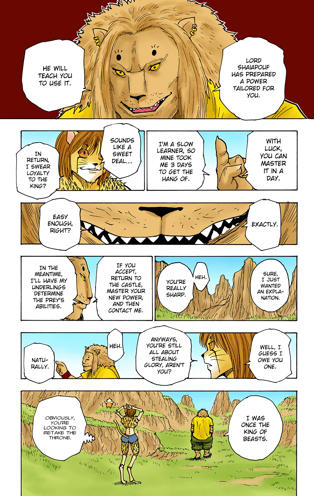 Halaman dari HUNTER x HUNTER (Official Colored) Chapter 235