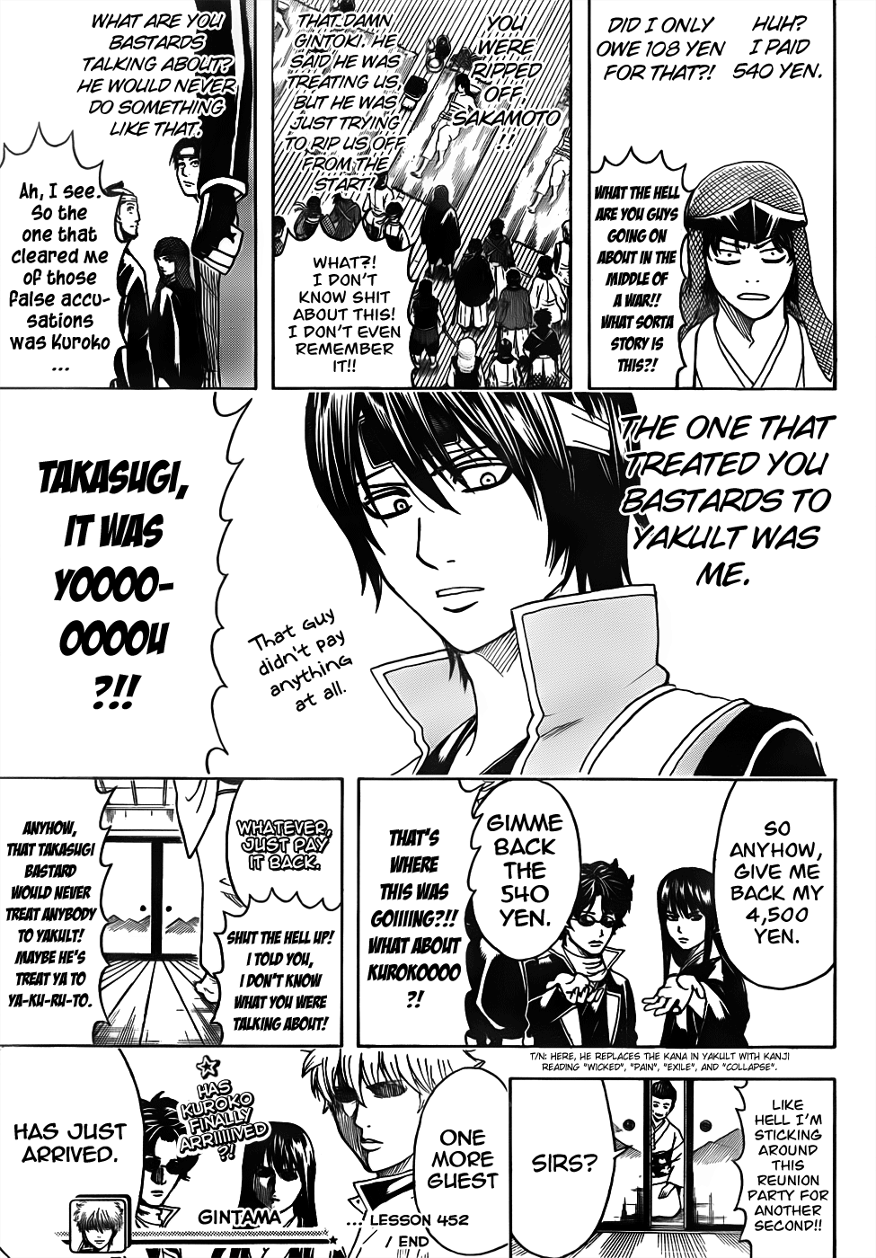 Halaman dari Gintama Chapter 452