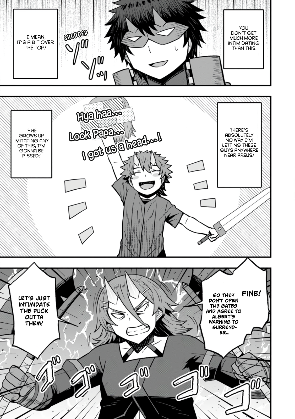 Halaman dari Isekai Saikyou no Yome desu ga, Yoru no Tatakai wa Ore no Hou ga Tsuyoi You desu - Chiryaku wo Ikashite Nariagaru Harem Senki Chapter 28