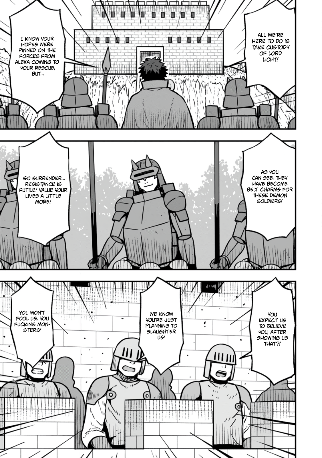 Halaman dari Isekai Saikyou no Yome desu ga, Yoru no Tatakai wa Ore no Hou ga Tsuyoi You desu - Chiryaku wo Ikashite Nariagaru Harem Senki Chapter 28