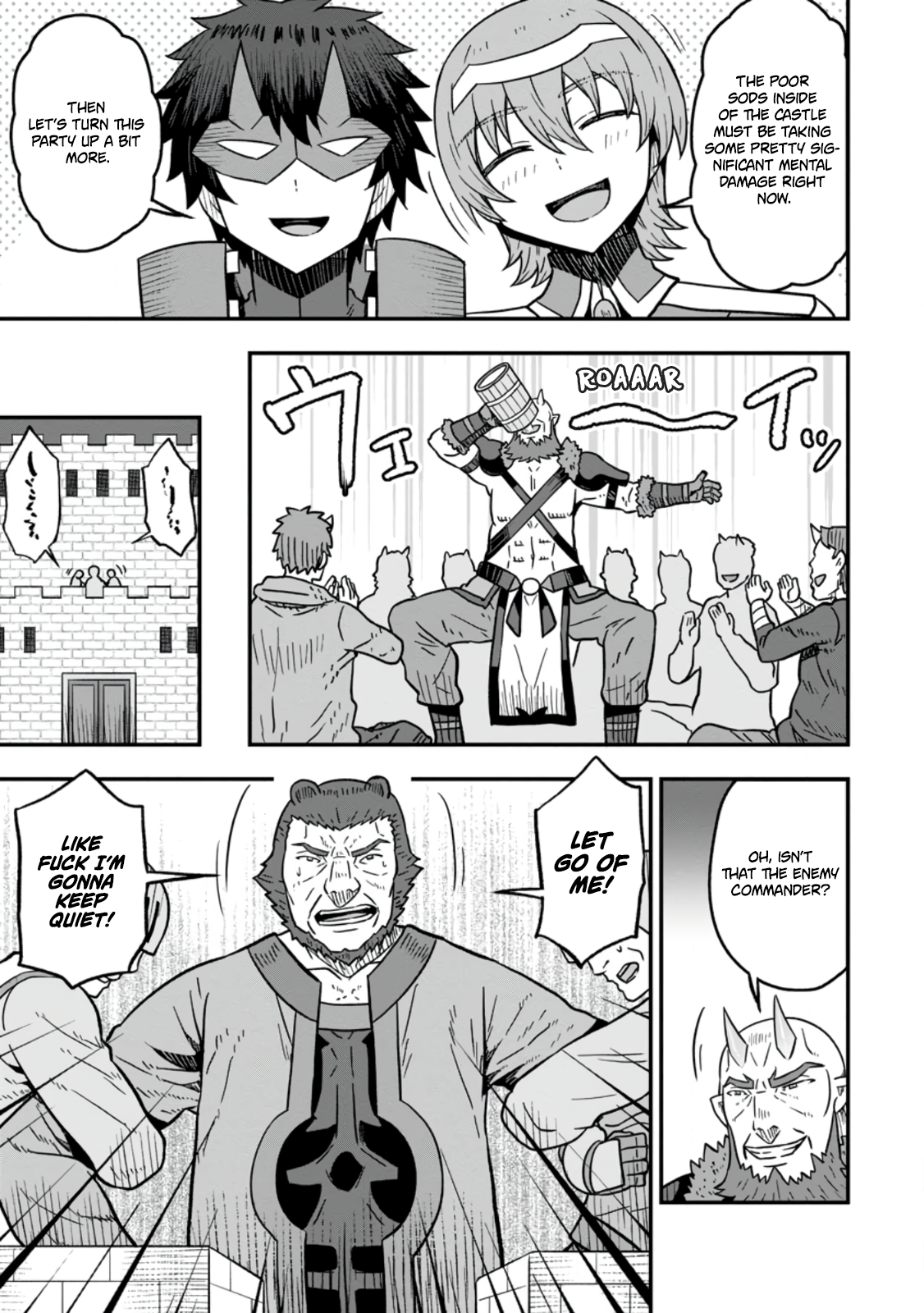 Halaman dari Isekai Saikyou no Yome desu ga, Yoru no Tatakai wa Ore no Hou ga Tsuyoi You desu - Chiryaku wo Ikashite Nariagaru Harem Senki Chapter 28