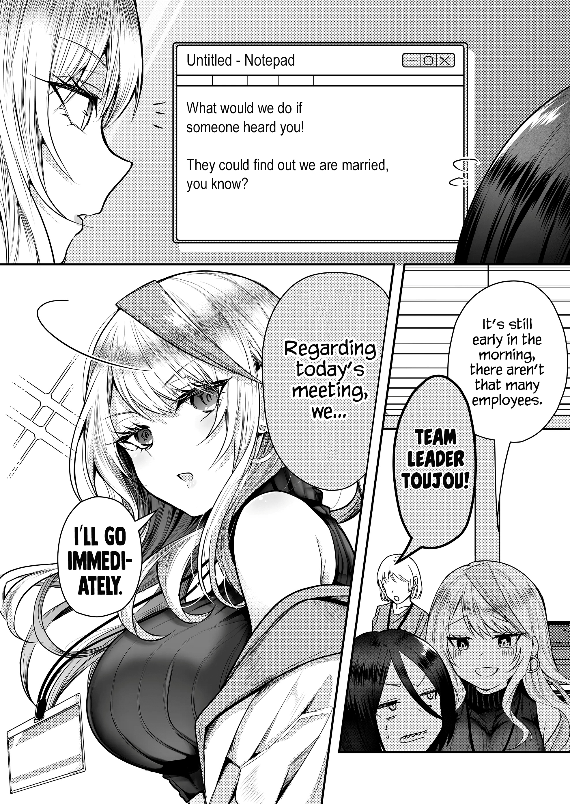 Halaman dari Gal Yome no Himitsu Chapter 1