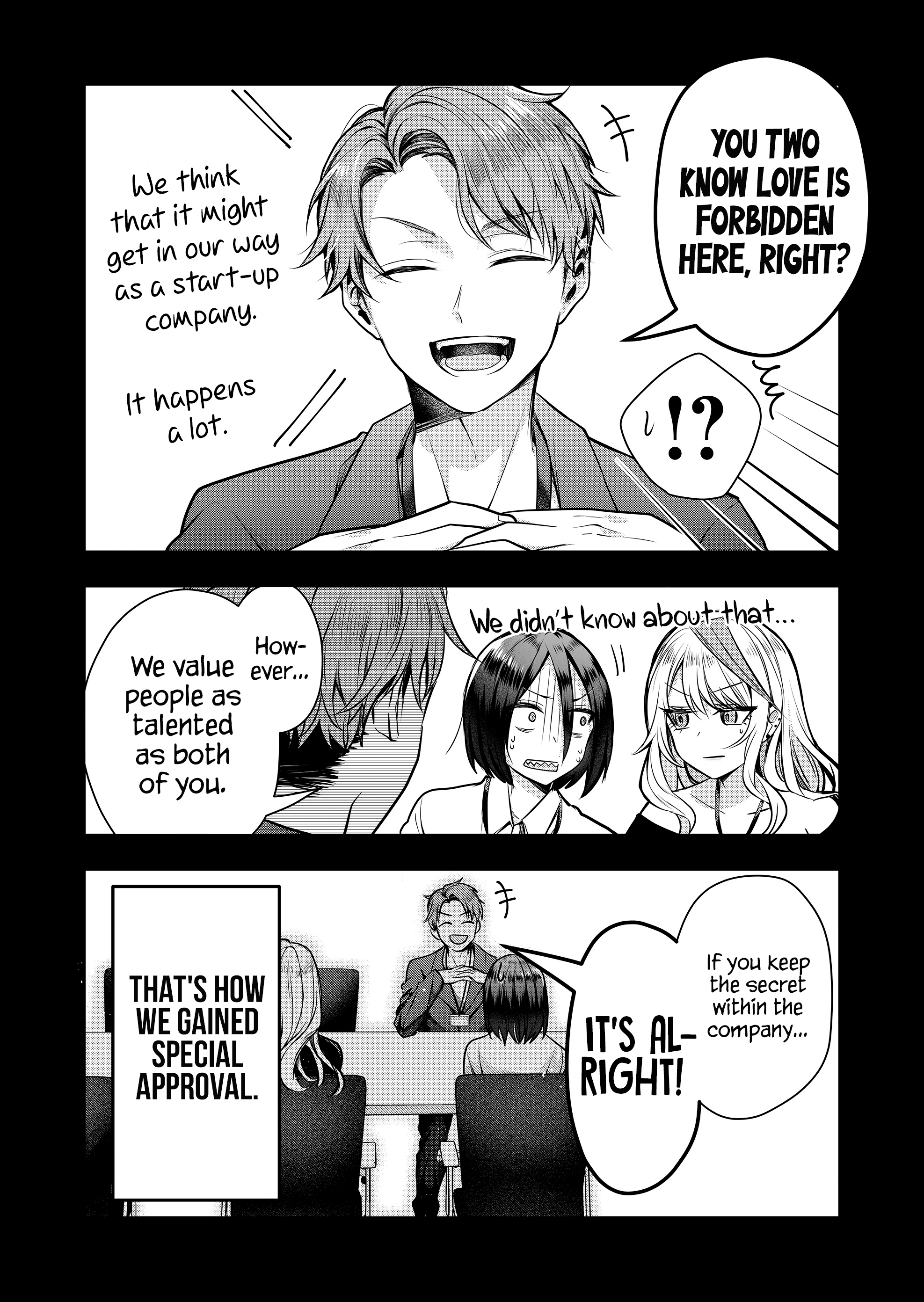 Halaman dari Gal Yome no Himitsu Chapter 1