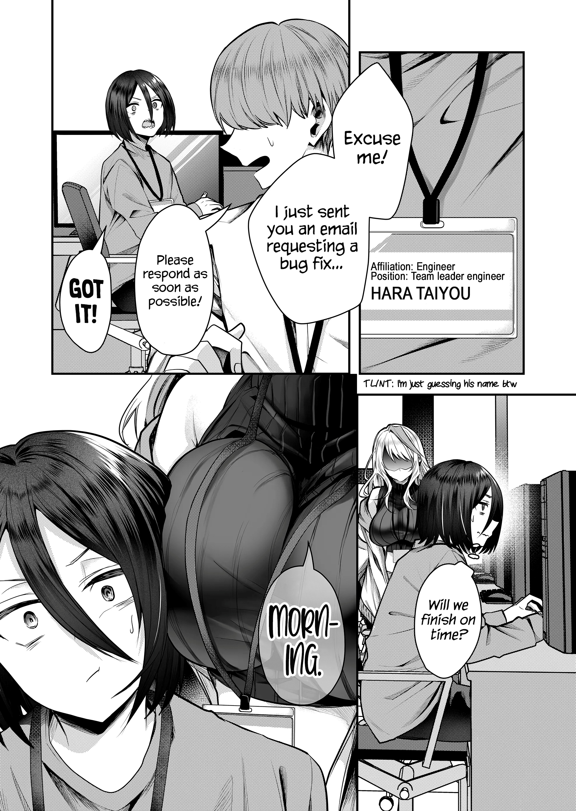 Halaman dari Gal Yome no Himitsu Chapter 1