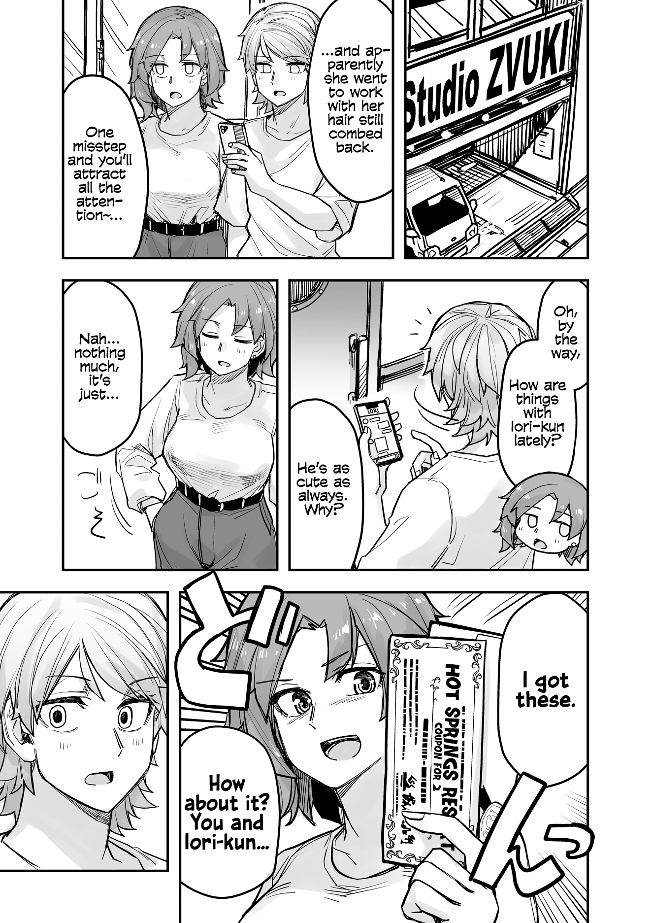 Halaman dari Ikemen Joshi to Josou Danshi Chapter 79