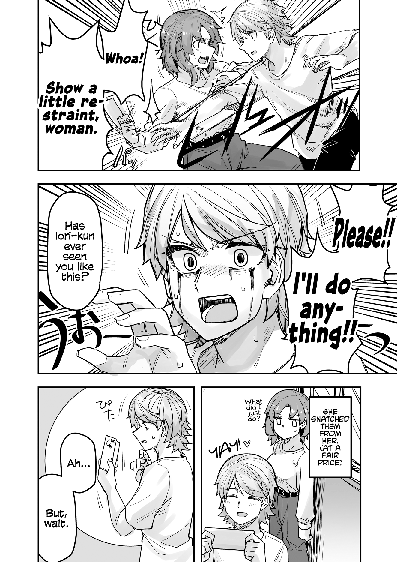 Halaman dari Ikemen Joshi to Josou Danshi Chapter 79
