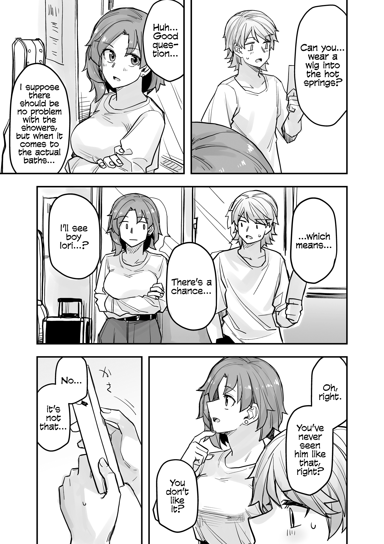 Halaman dari Ikemen Joshi to Josou Danshi Chapter 79