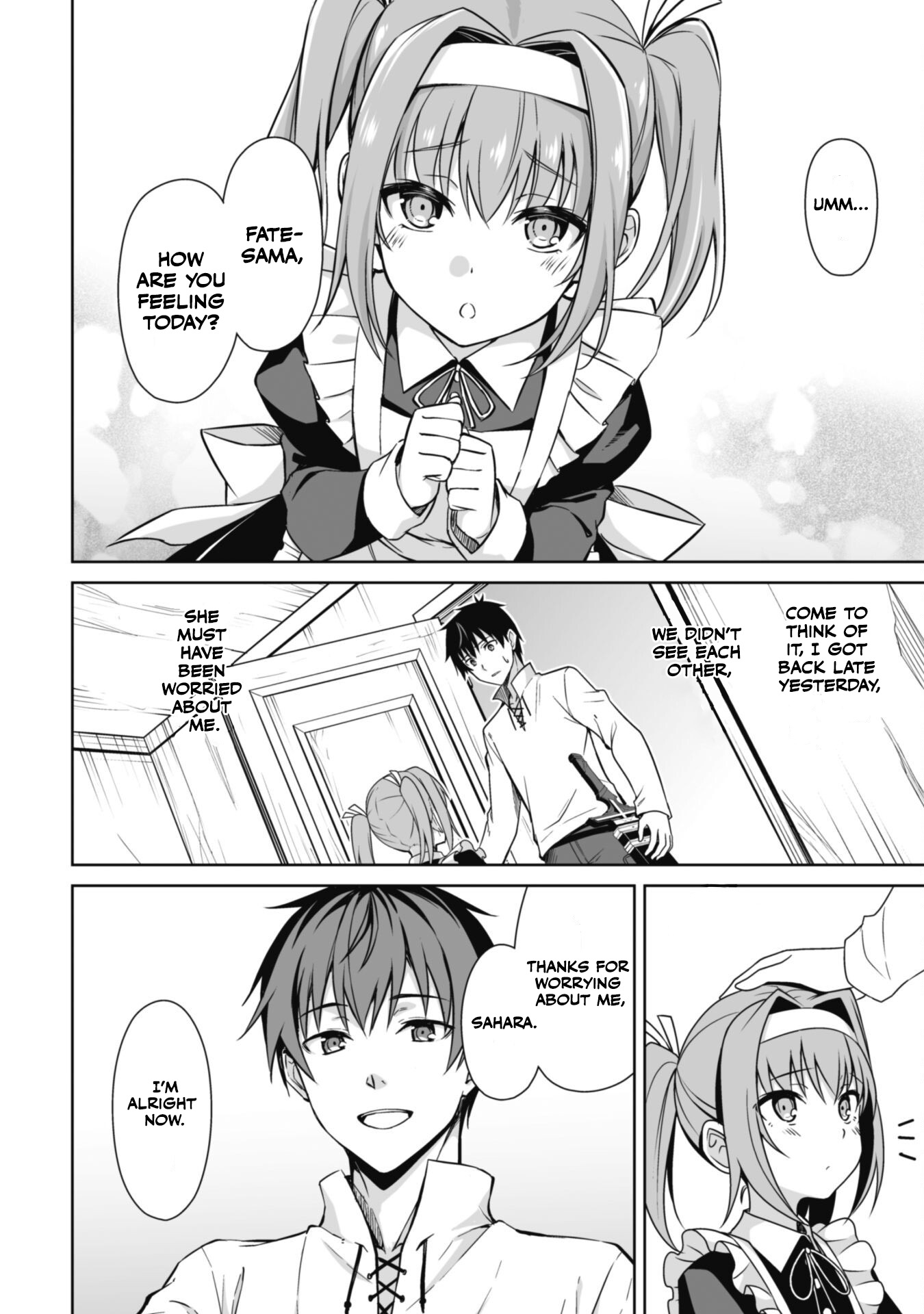 Halaman dari Boushoku no Berserk ~Ore dake Level to Iu Gainen wo Toppa suru~ Chapter 50