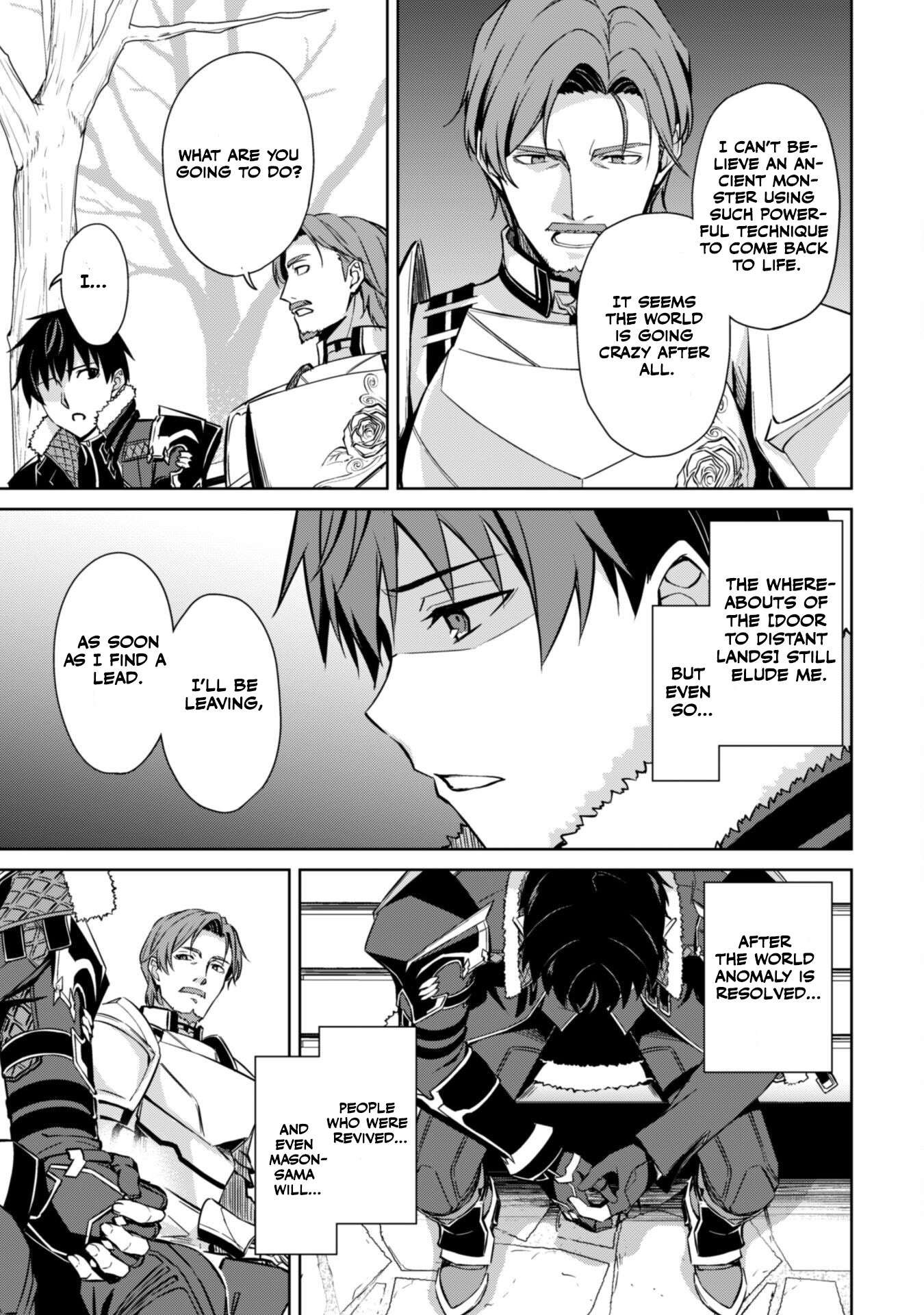 Halaman dari Boushoku no Berserk ~Ore dake Level to Iu Gainen wo Toppa suru~ Chapter 50