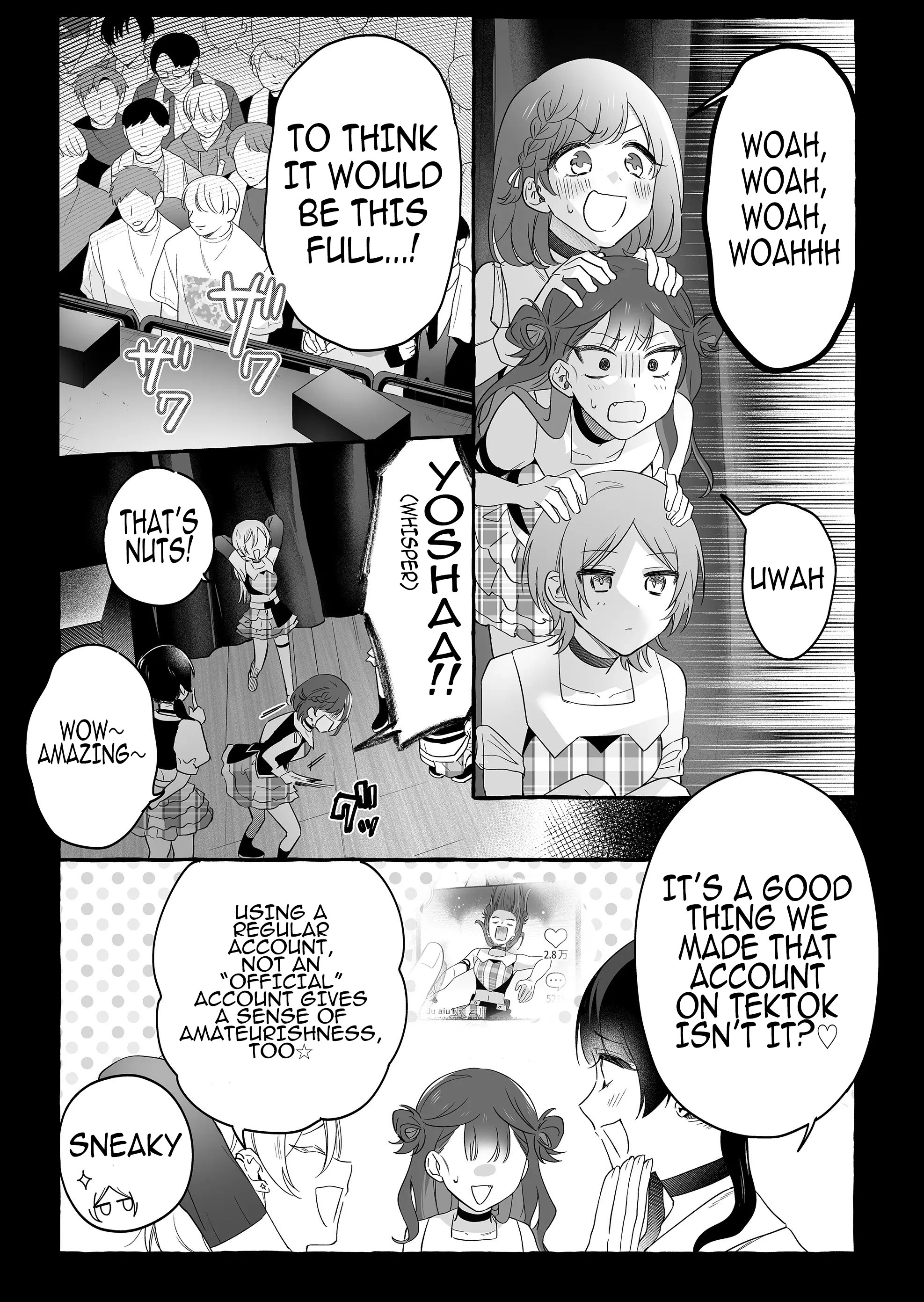 Halaman dari Damedol to Sekai ni Hitori Dake no Fan Chapter 27