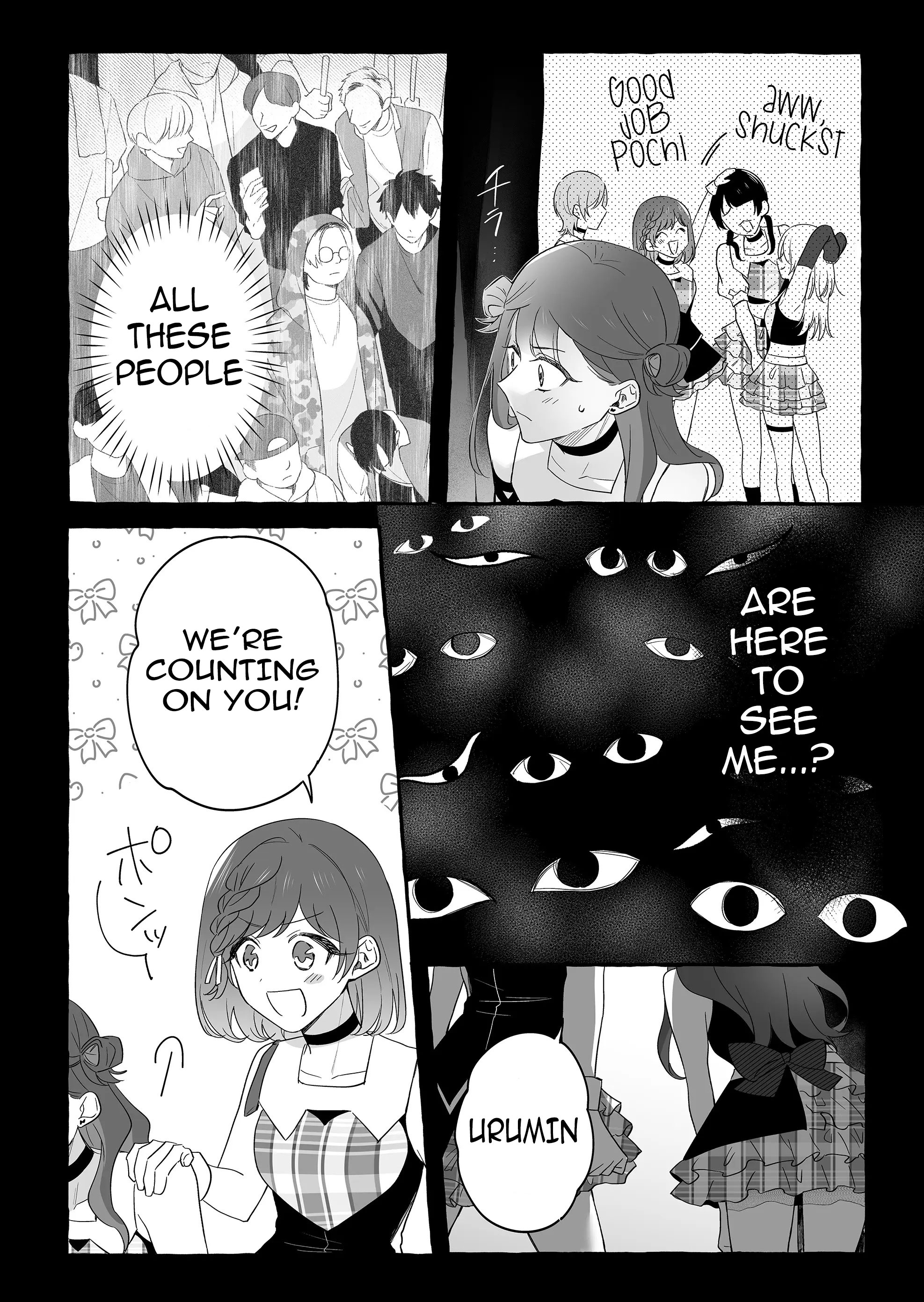 Halaman dari Damedol to Sekai ni Hitori Dake no Fan Chapter 27