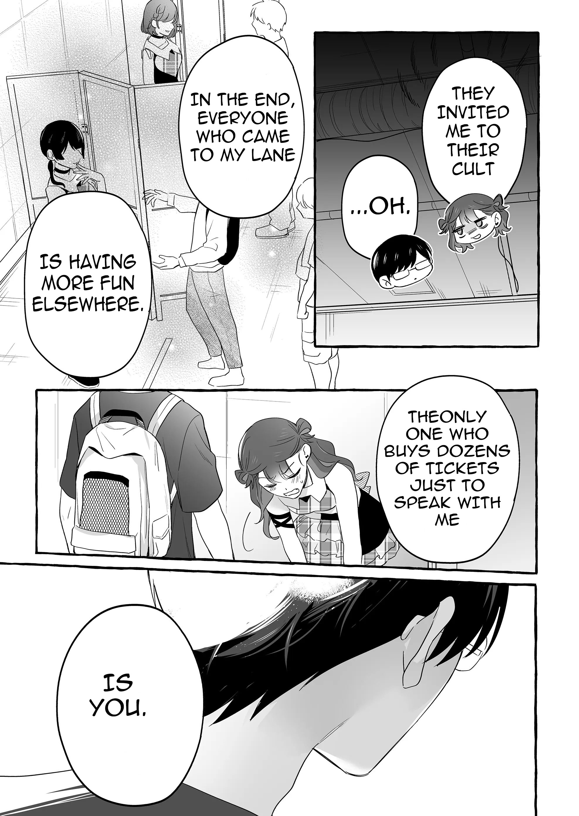 Halaman dari Damedol to Sekai ni Hitori Dake no Fan Chapter 27