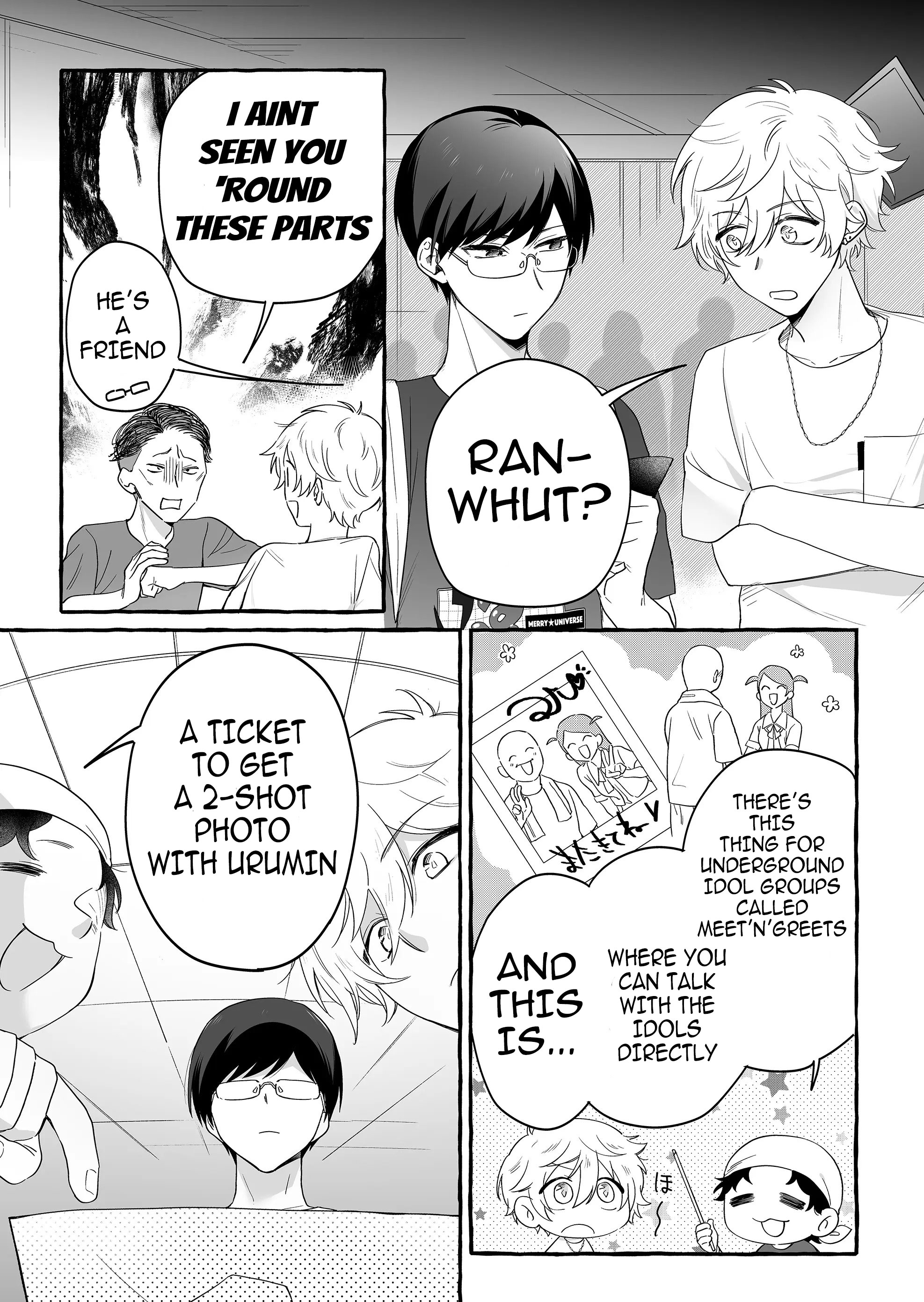 Halaman dari Damedol to Sekai ni Hitori Dake no Fan Chapter 27