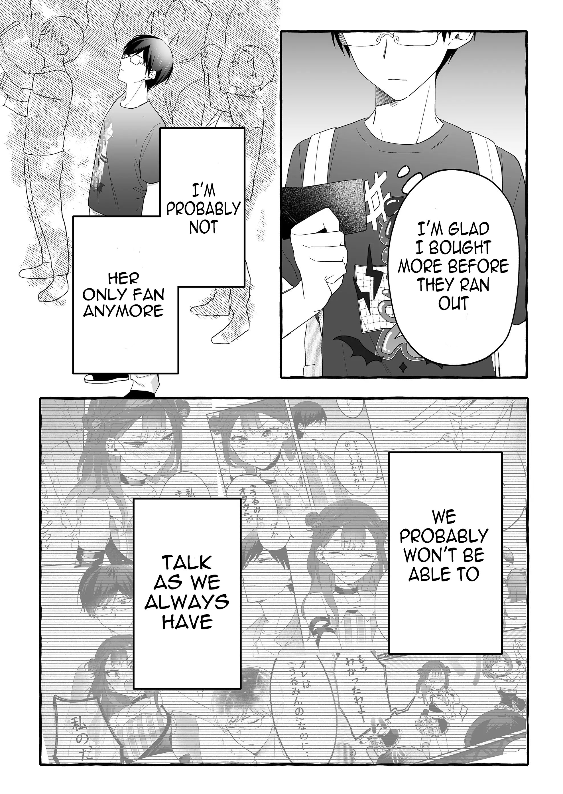 Halaman dari Damedol to Sekai ni Hitori Dake no Fan Chapter 27