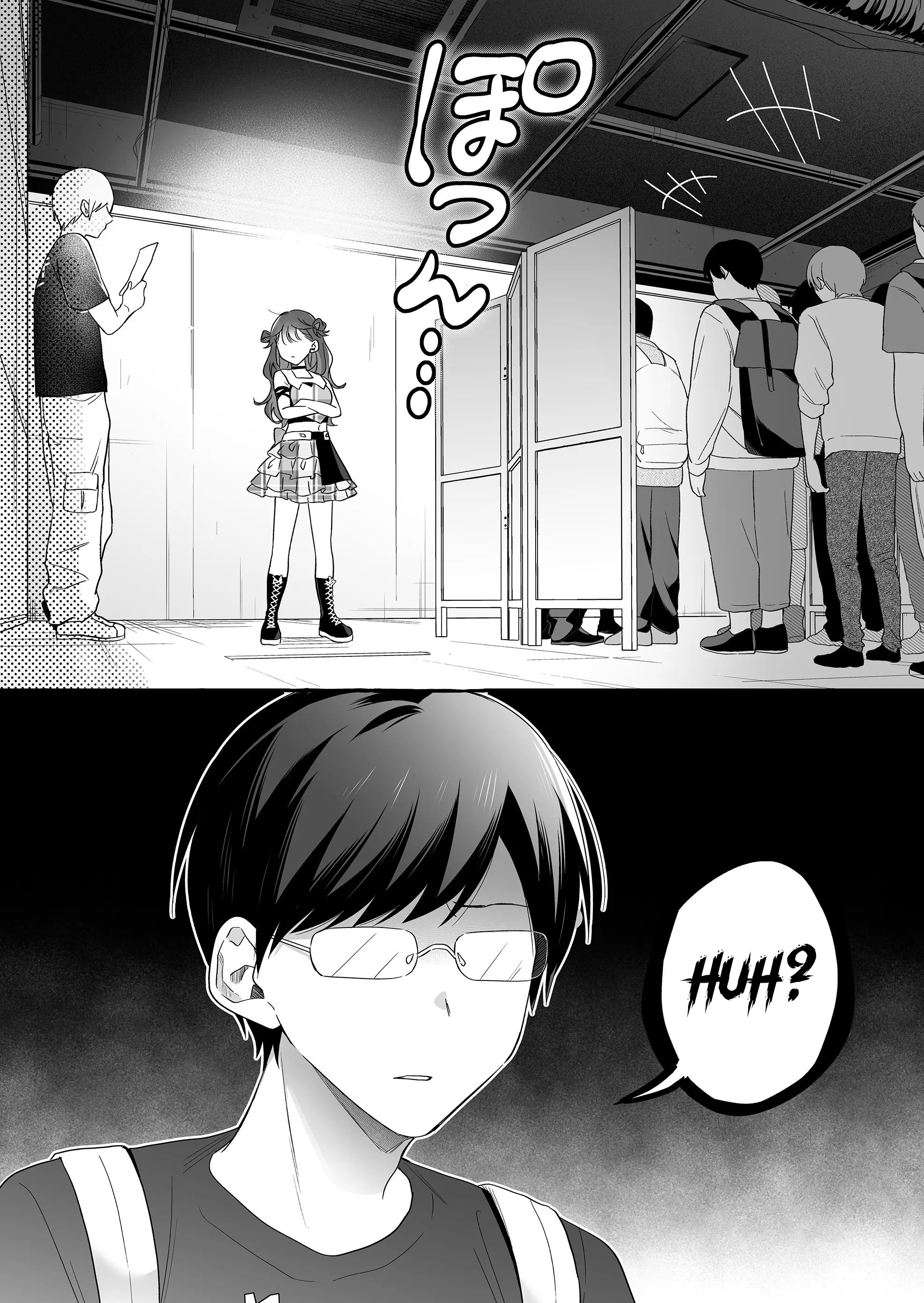 Halaman dari Damedol to Sekai ni Hitori Dake no Fan Chapter 27