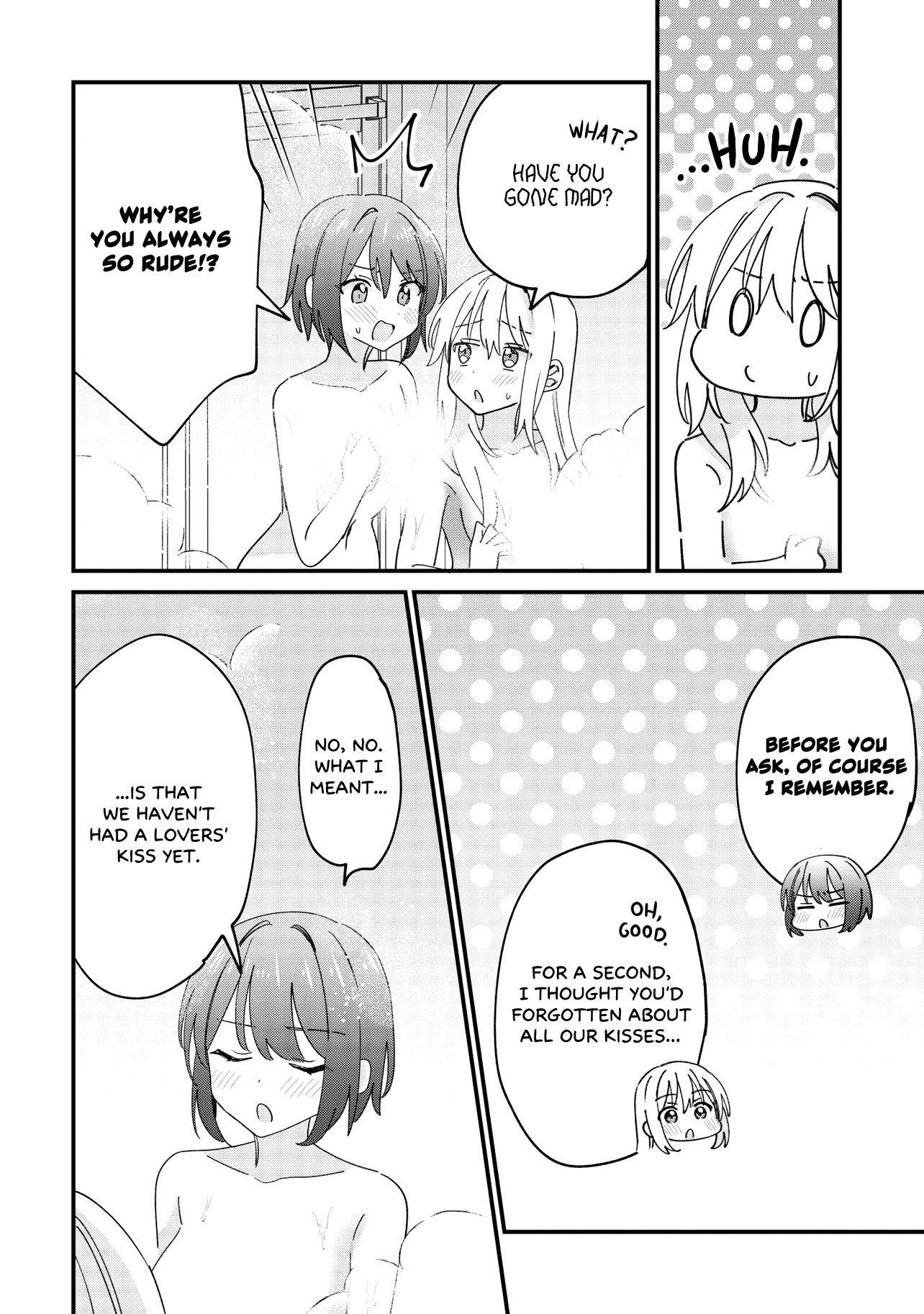 Halaman dari Kao dake yoi Classmate ga, Yatara to Guigui Kuru Yuri no Hanashi. Chapter 9
