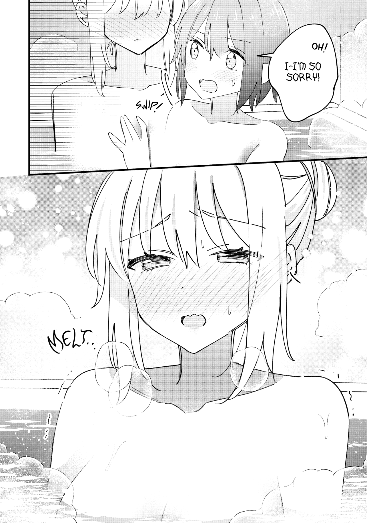 Halaman dari Kao dake yoi Classmate ga, Yatara to Guigui Kuru Yuri no Hanashi. Chapter 9