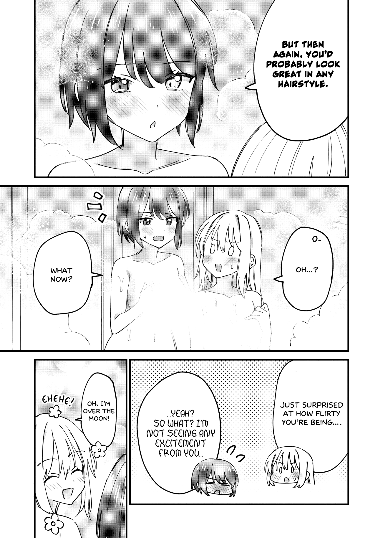 Halaman dari Kao dake yoi Classmate ga, Yatara to Guigui Kuru Yuri no Hanashi. Chapter 9