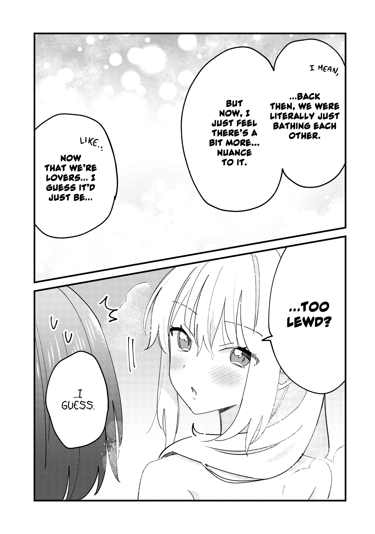 Halaman dari Kao dake yoi Classmate ga, Yatara to Guigui Kuru Yuri no Hanashi. Chapter 9
