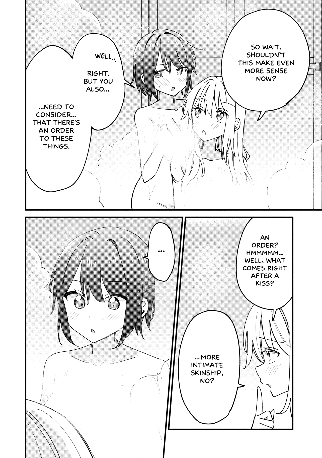 Halaman dari Kao dake yoi Classmate ga, Yatara to Guigui Kuru Yuri no Hanashi. Chapter 9