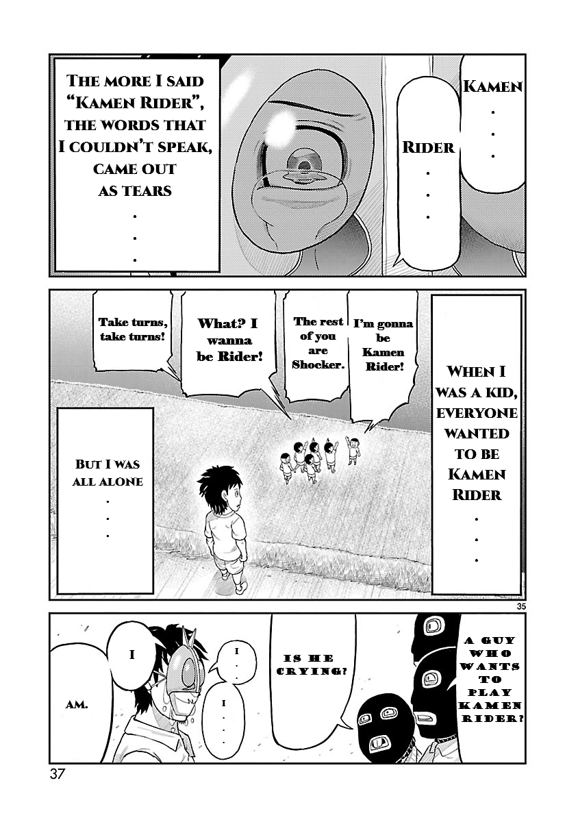 Toujima Tanzaburou wa Kamen Rider ni Naritai Chapter 1 Page 33