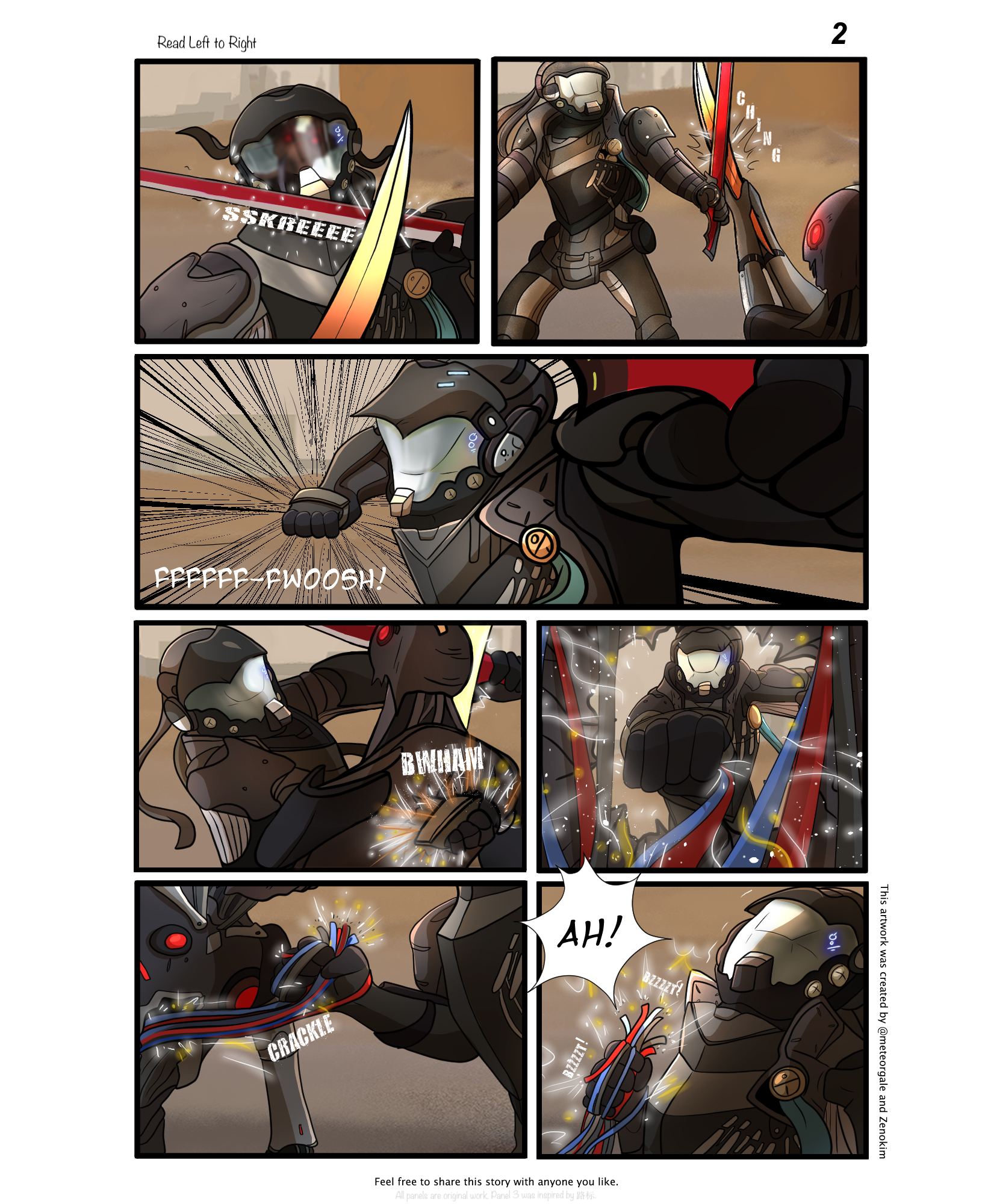 Halaman dari Punishing: Gray Raven — In Sync with You Chapter 2