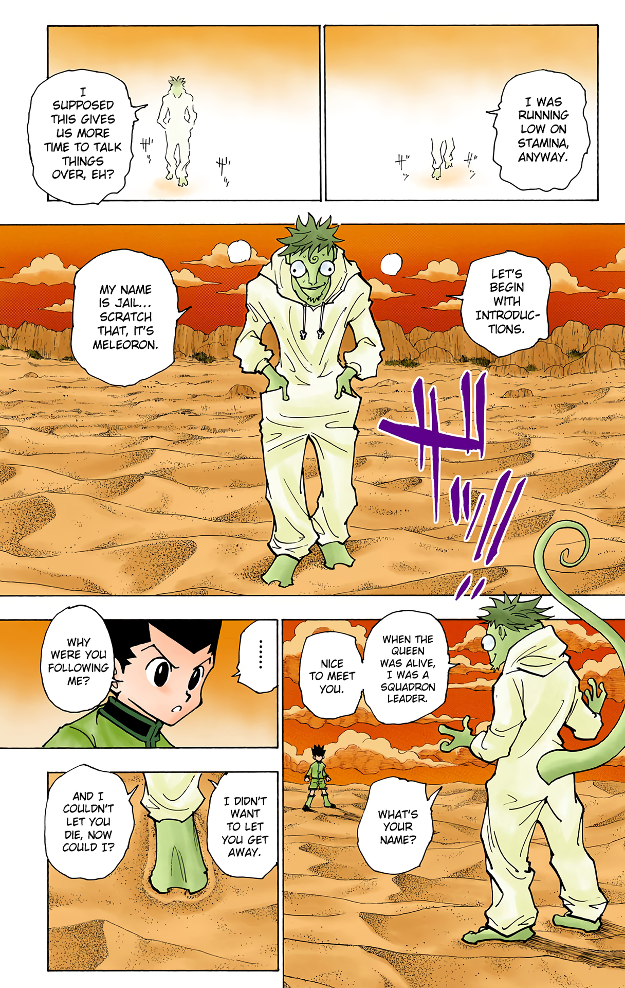 Halaman dari HUNTER x HUNTER (Official Colored) Chapter 241