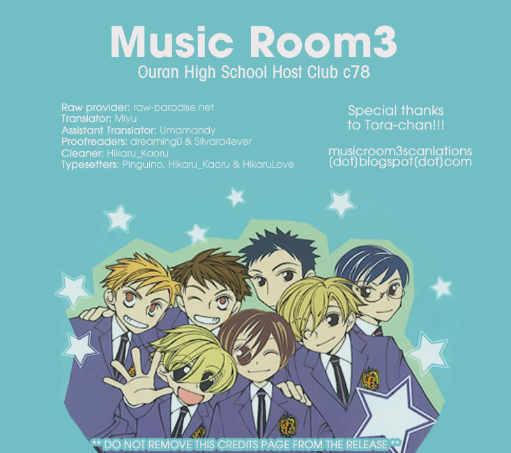 Halaman dari Ouran High School Host Club Chapter 78