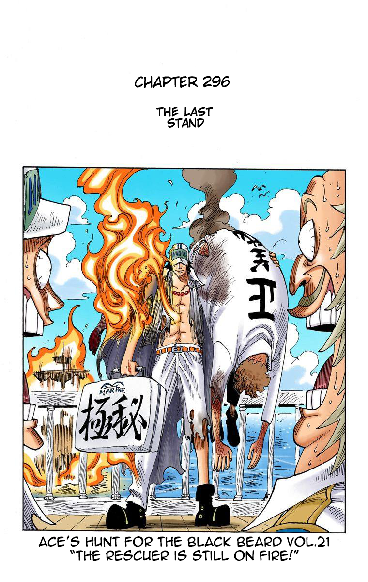 Halaman dari One Piece (Official Colored) Chapter 296