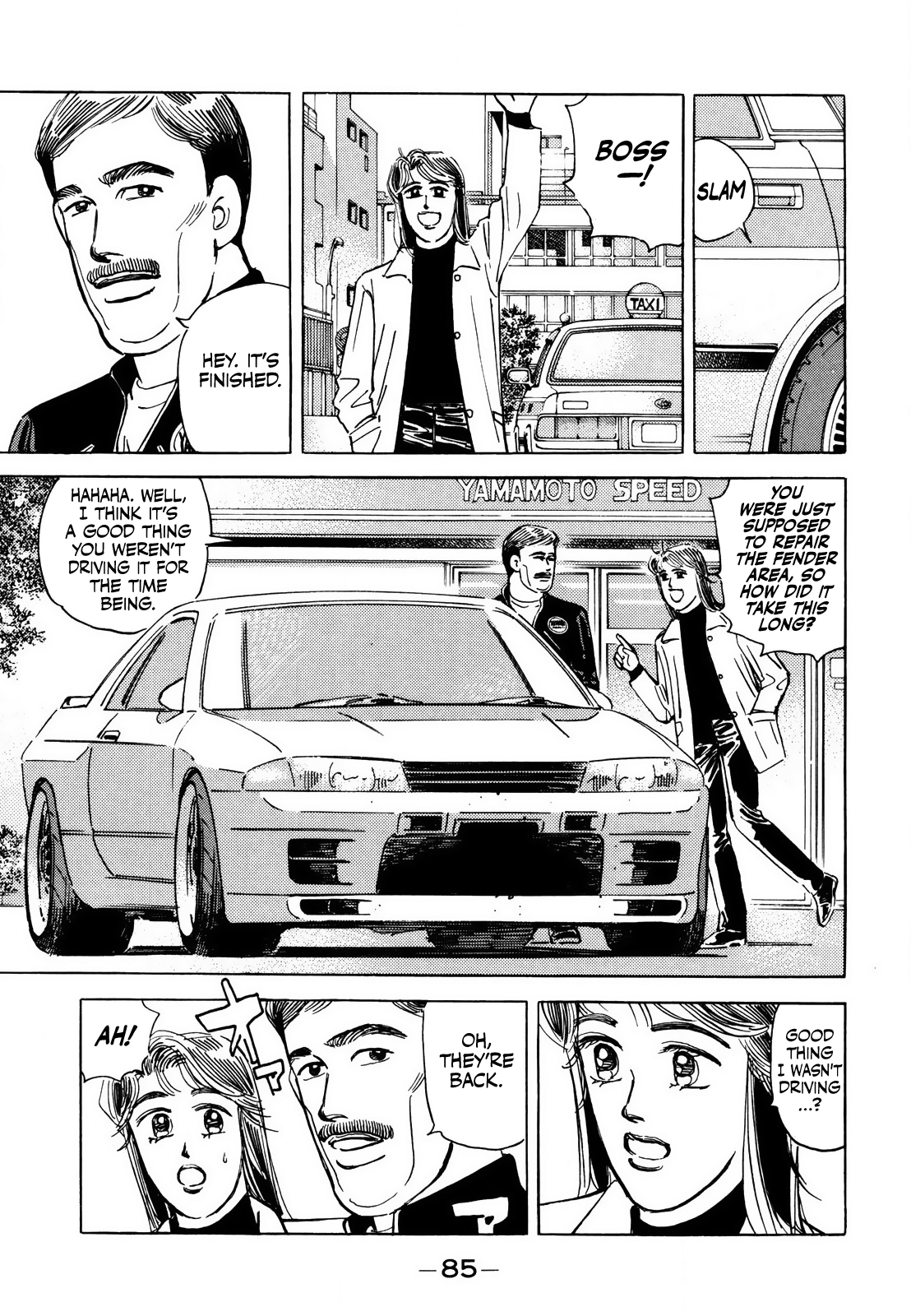 Halaman dari Wangan Midnight Chapter 165