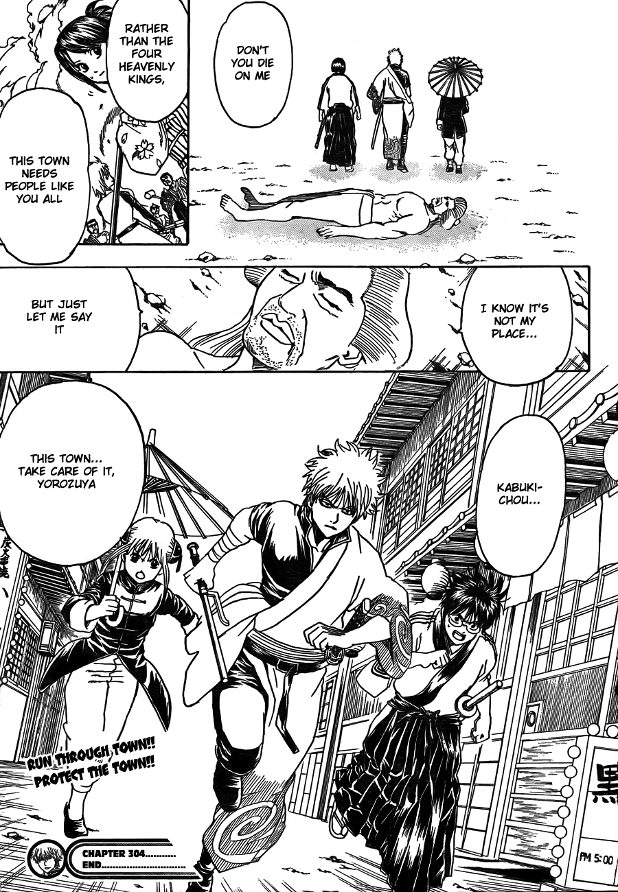Halaman dari Gintama Chapter 304