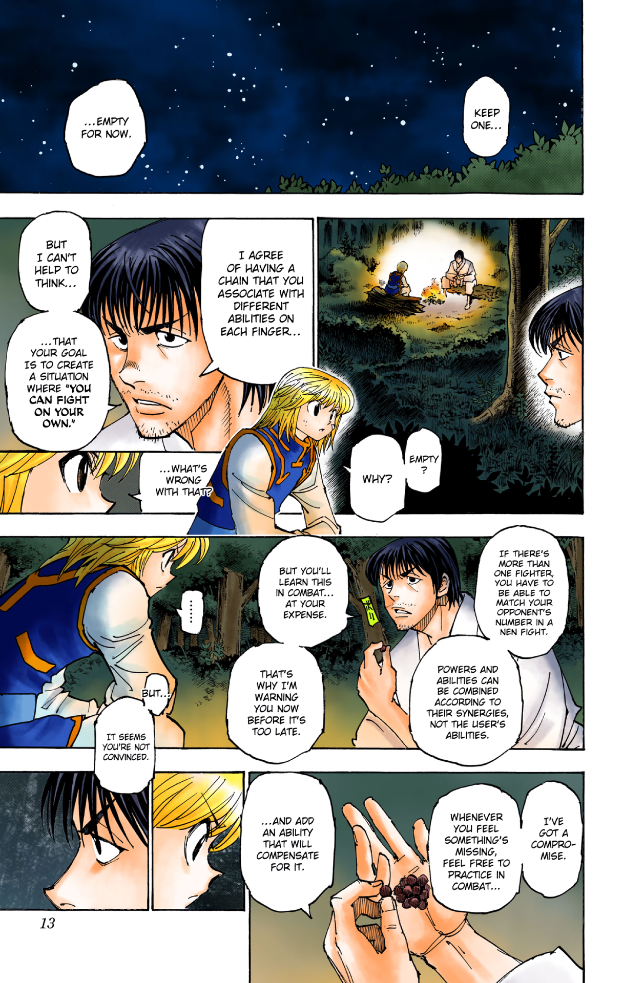 Halaman dari HUNTER x HUNTER (Official Colored) Chapter 361