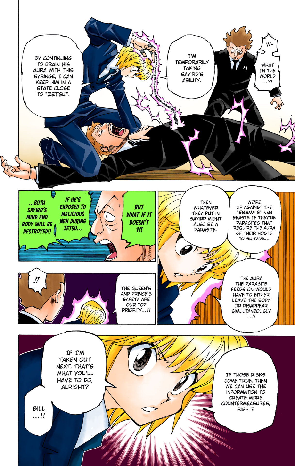 Halaman dari HUNTER x HUNTER (Official Colored) Chapter 361