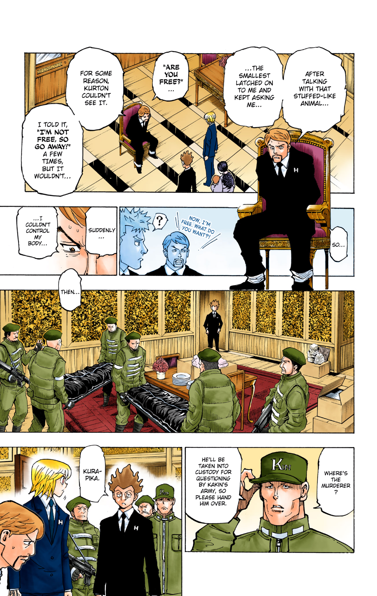 Halaman dari HUNTER x HUNTER (Official Colored) Chapter 361