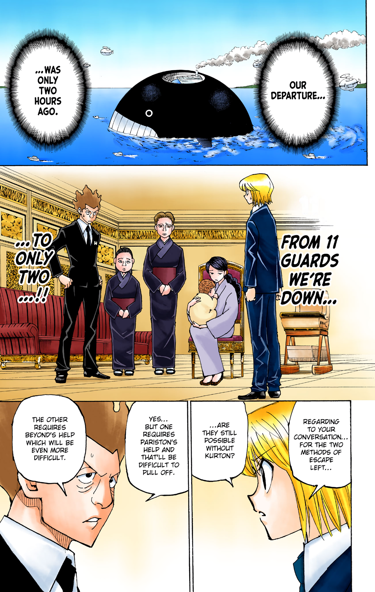 Halaman dari HUNTER x HUNTER (Official Colored) Chapter 361