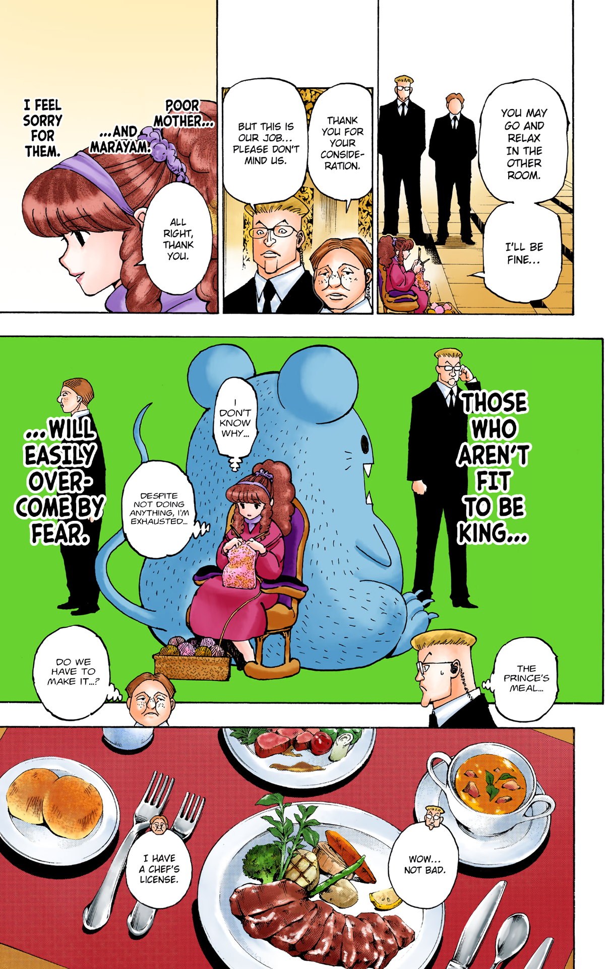 Halaman dari HUNTER x HUNTER (Official Colored) Chapter 361