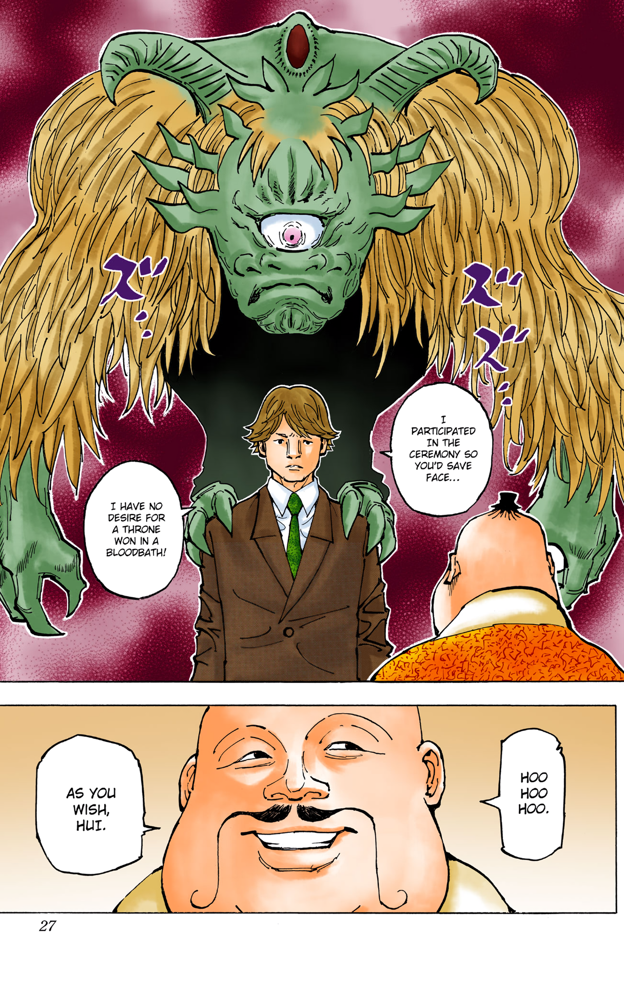 Halaman dari HUNTER x HUNTER (Official Colored) Chapter 361