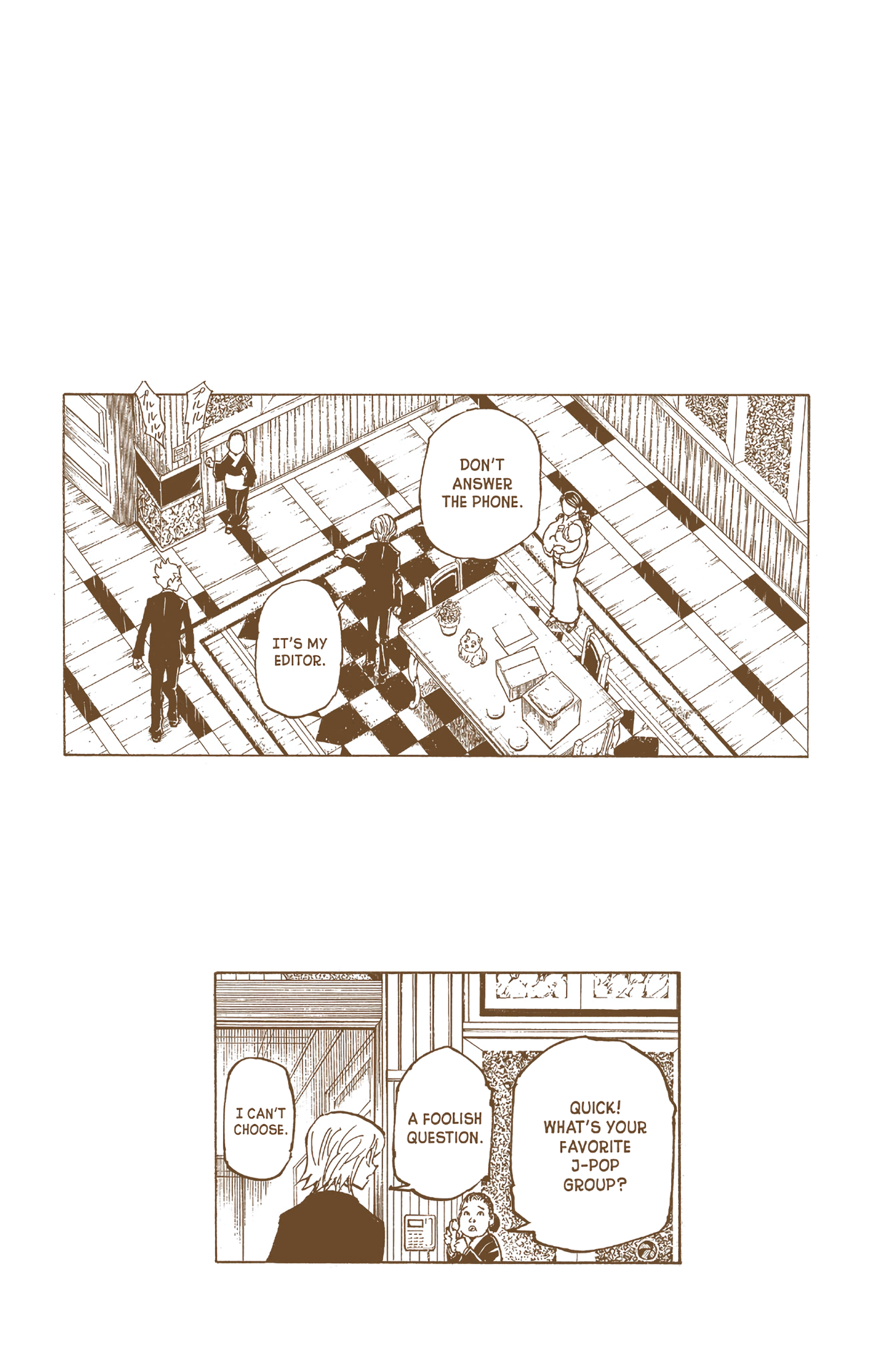 Halaman dari HUNTER x HUNTER (Official Colored) Chapter 361