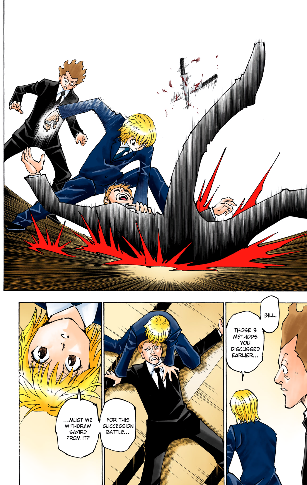 Halaman dari HUNTER x HUNTER (Official Colored) Chapter 361