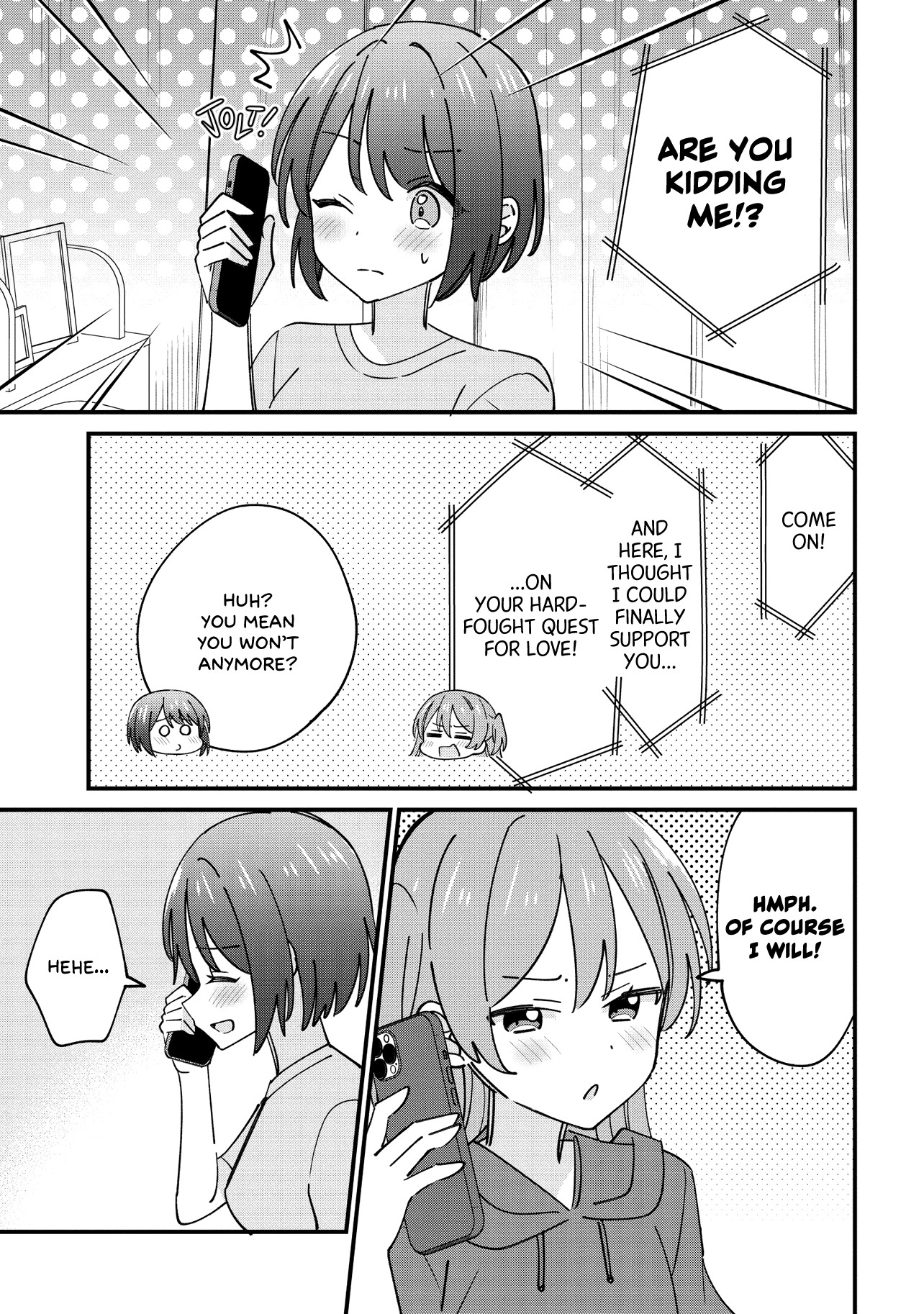 Halaman dari Kao dake yoi Classmate ga, Yatara to Guigui Kuru Yuri no Hanashi. Chapter 6.1