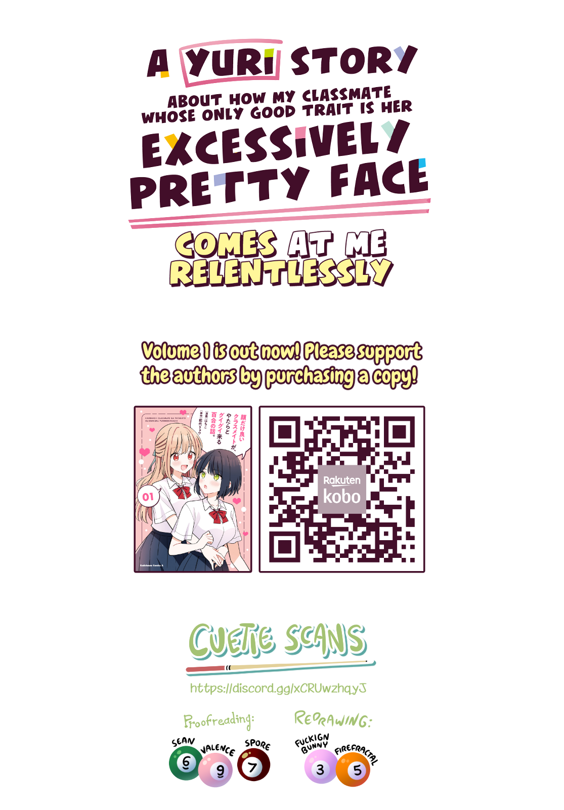 Halaman dari Kao dake yoi Classmate ga, Yatara to Guigui Kuru Yuri no Hanashi. Chapter 6.1