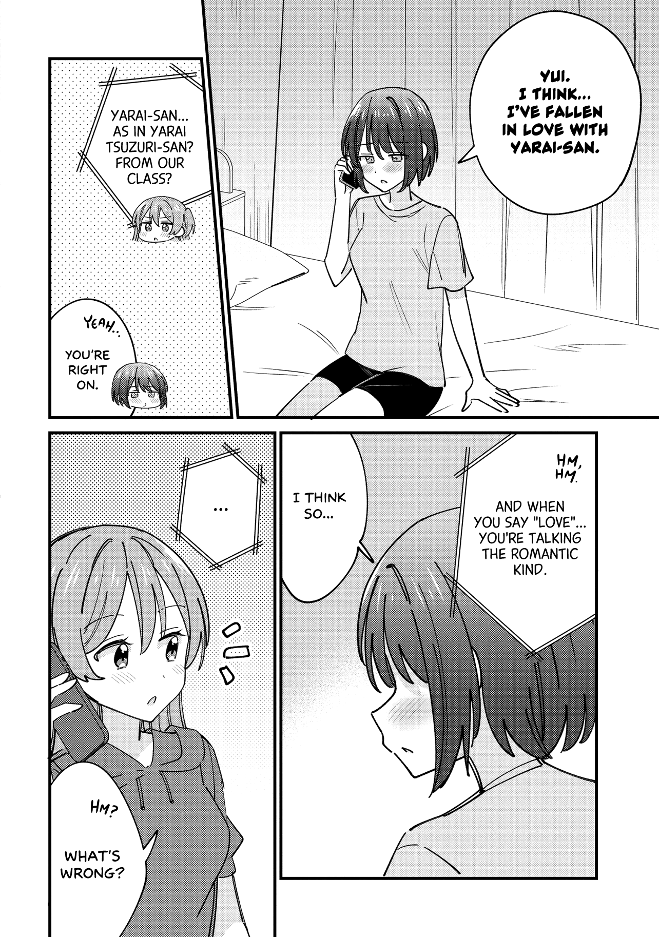 Halaman dari Kao dake yoi Classmate ga, Yatara to Guigui Kuru Yuri no Hanashi. Chapter 6.1