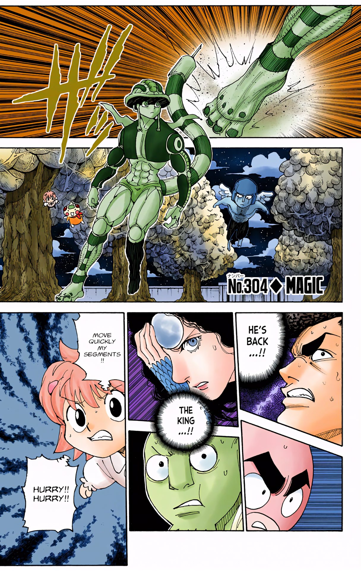 Halaman dari HUNTER x HUNTER (Official Colored) Chapter 304